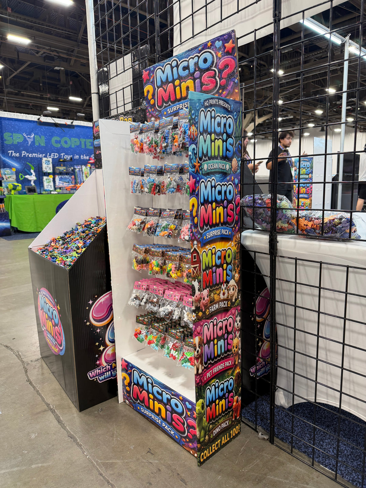 Micro Mini Surprise Bags Shelf Display