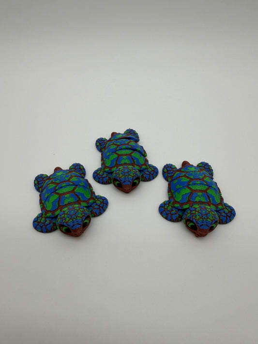 Multi Color Sea Turtle