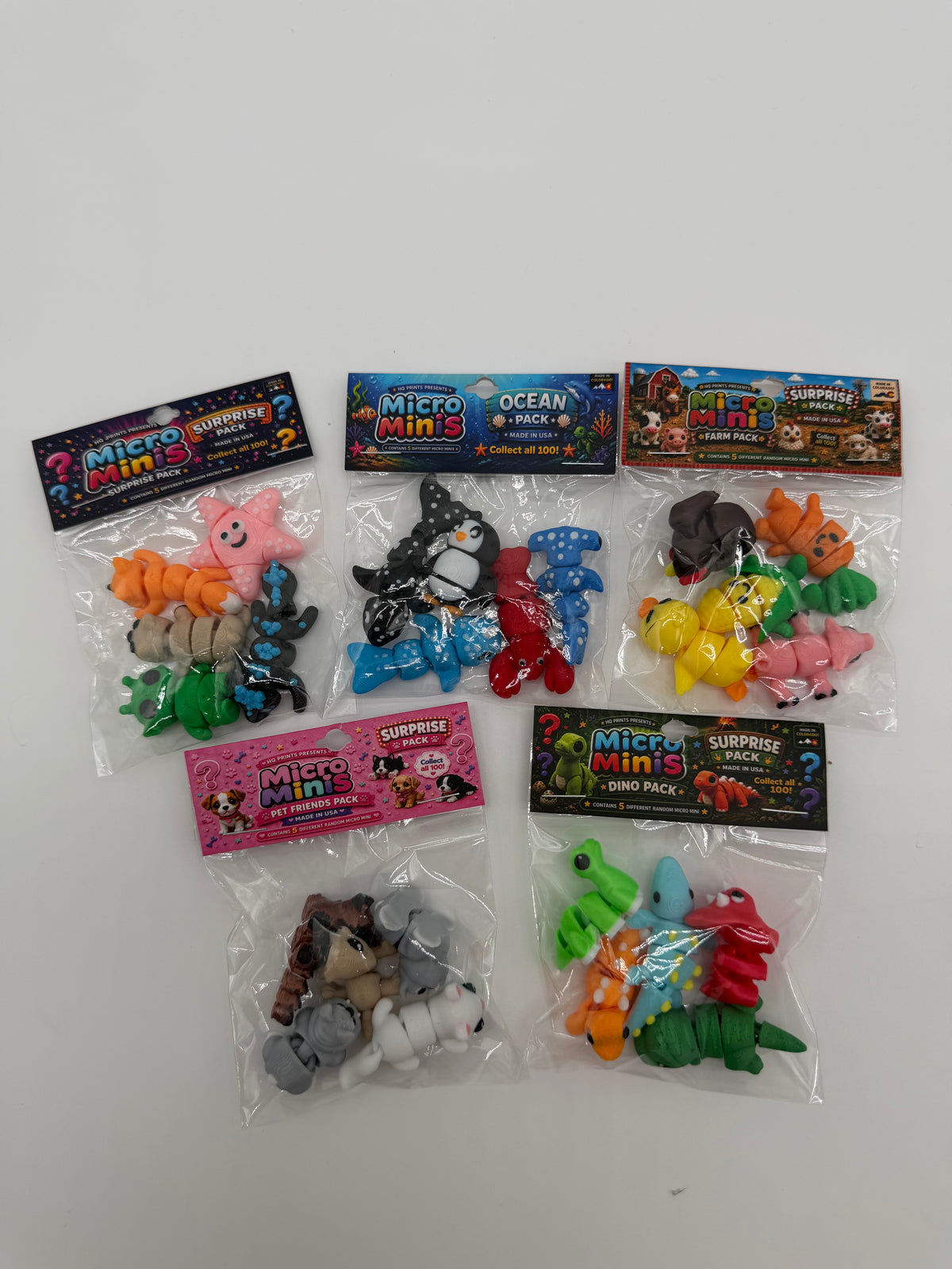 Multi Micro Mini Surprise Pack Bags