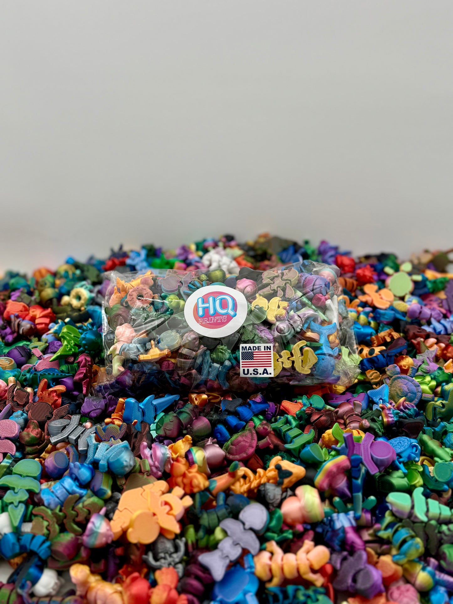 2X Micro Mini Countertop Bin Full Display