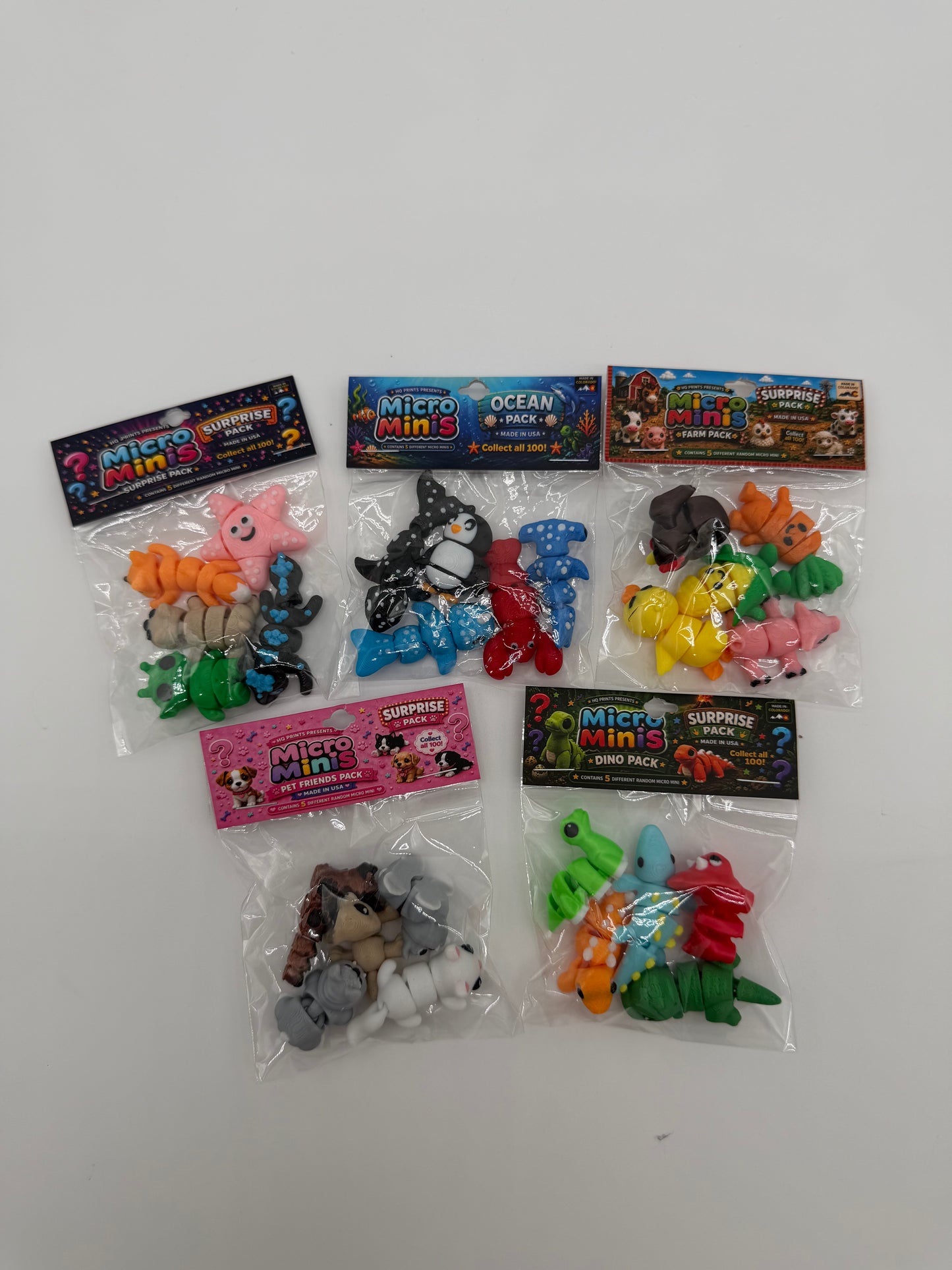 Multi Micro Mini Surprise Pack Bags