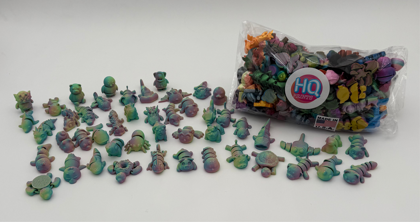 2X Micro Mini Countertop Bin Full Display