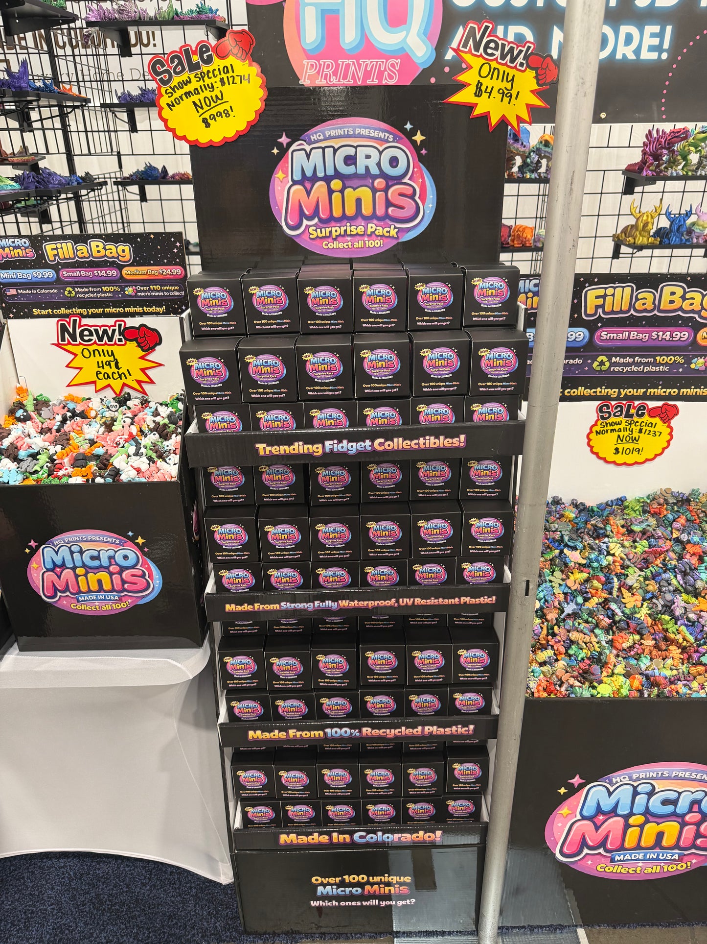 Micro Mini surprise Box Shelf Display