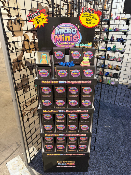Mega Mini surprise Box Shelf Display